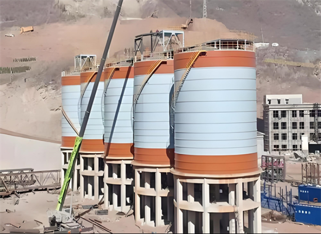 市中高架钢板仓